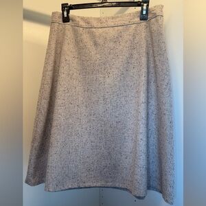 Elegant Gray burgundy Women's Midi Skirt